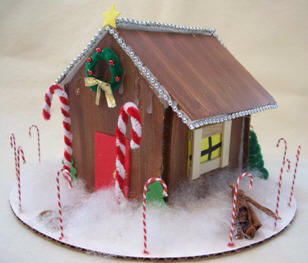 assemble a gingerbread house